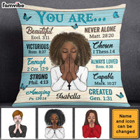 Personalized Bible Verse You Are Pillow DB141 30O28 thumb 1