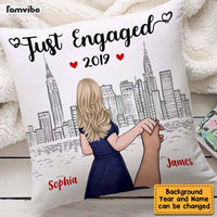 Personalized Follow Me  Couple Together Since Pillow DB122 32O47 thumb 1