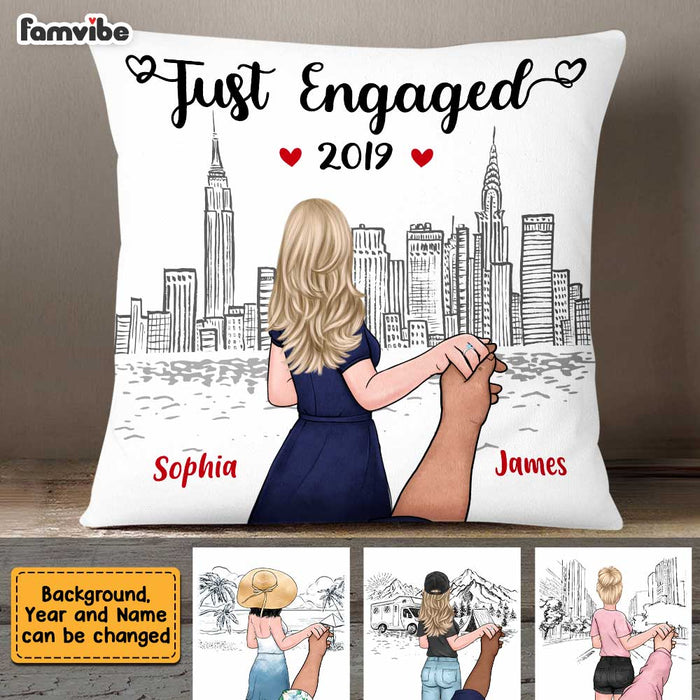 Personalized Follow Me  Couple Together Since Pillow DB122 32O47 1