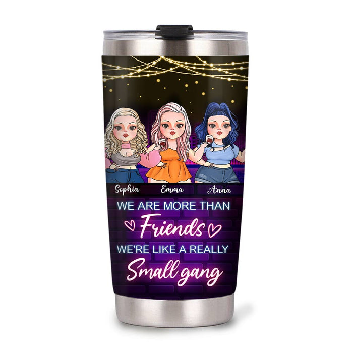 Personalized We Are More Than Friends Steel Tumbler NB122 36O28 1