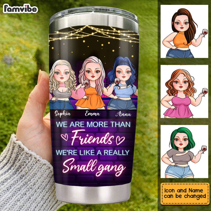 Personalized We Are More Than Friends Steel Tumbler NB122 36O28 1