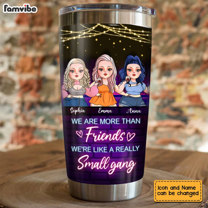 Personalized We Are More Than Friends Steel Tumbler NB122 36O28 1