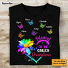 Personalized Blessed To Be Called Grandma Colorful Flower Butterfly Shirt - Hoodie - Sweatshirt DB191 32O58 1