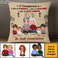 Personalized A Grandparent Is A Little Bit Parent Pillow 22515 thumb 1