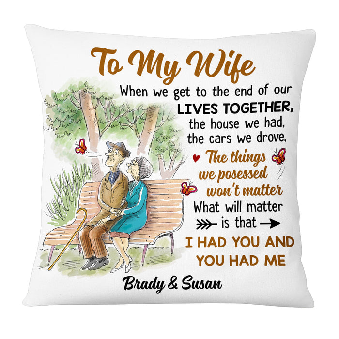 Personalized Senior Couple Love Anniversary Pillow DB131 58O53 1