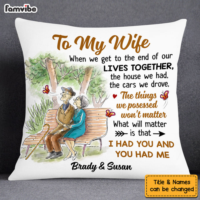 Personalized Senior Couple Love Anniversary Pillow DB131 58O53 1