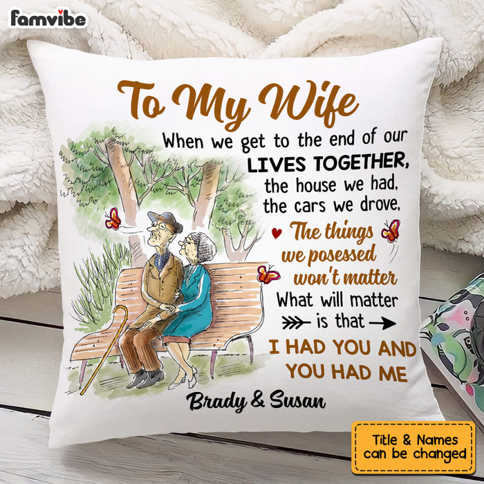 Personalized Senior Couple Love Anniversary Pillow DB131 58O53 1