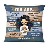 Personalized Gift For Daughter Bible Verses Inspiration You Are Pillow DB131 30O47 thumb 1
