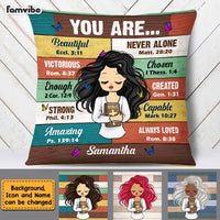 Personalized Gift For Daughter Bible Verses Inspiration You Are Pillow DB131 30O47 thumb 1