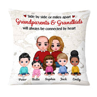 Personalized Grandparents & Grandkids Always Be Collected By Heart Pillow 22521 thumb 1