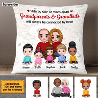 Personalized Grandparents & Grandkids Always Be Collected By Heart Pillow 22521 thumb 1