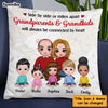 Personalized Grandparents & Grandkids Always Be Collected By Heart Pillow 22521 1