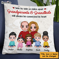 Personalized Grandparents & Grandkids Always Be Collected By Heart Pillow 22521 thumb 1
