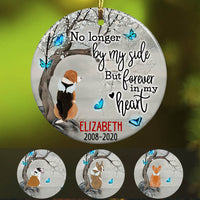 Personalized Forever In Our Hearts Dog Memorial  Ornament OB192 29O60 thumb 1