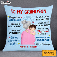 Personalized Grandson Pillow DB152 85O53 thumb 1