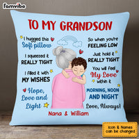 Personalized Grandson Pillow DB152 85O53 thumb 1