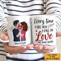 Personalized Gift For Couple Kissing Every Time I See You Mug DB151 36O53 thumb 1
