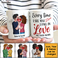 Personalized Gift For Couple Kissing Every Time I See You Mug DB151 36O53 thumb 1