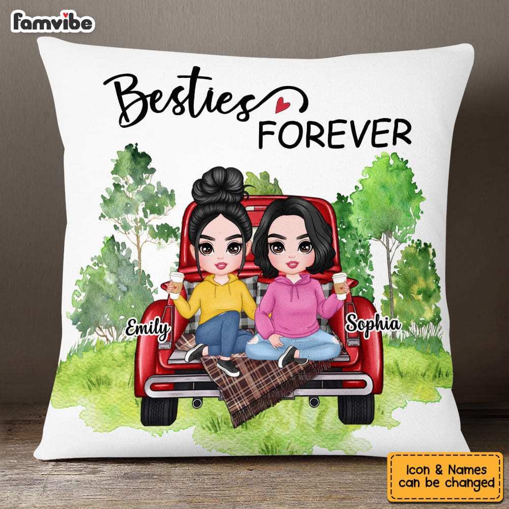 Personalized Friends Forever Friendship Pillow DB161 32O53 Primary Mockup
