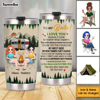 Personalized Friends Thank You I Love You Because Steel Tumbler DB152 32O58 thumb 1