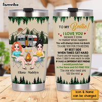Personalized Friends Thank You I Love You Because Steel Tumbler DB152 32O58 thumb 1