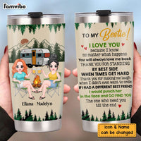 Personalized Friends Thank You I Love You Because Steel Tumbler DB152 32O58 thumb 1