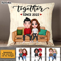 Personalized Couple Together Since Pillow DB161 36O47 thumb 1
