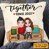 Personalized Couple Together Since Pillow DB161 36O47 1