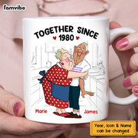 Personalized Senior Couple I Want To Grow Old With You Anniversary Mug DB161 58O47 thumb 1