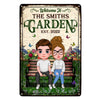 Personalized Couple Garden Metal Sign 22552 1