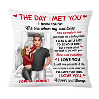 Personalized Couple The Day I Met You Pillow DB172 30O47 thumb 1