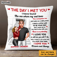 Personalized Couple The Day I Met You Pillow DB172 30O47 thumb 1
