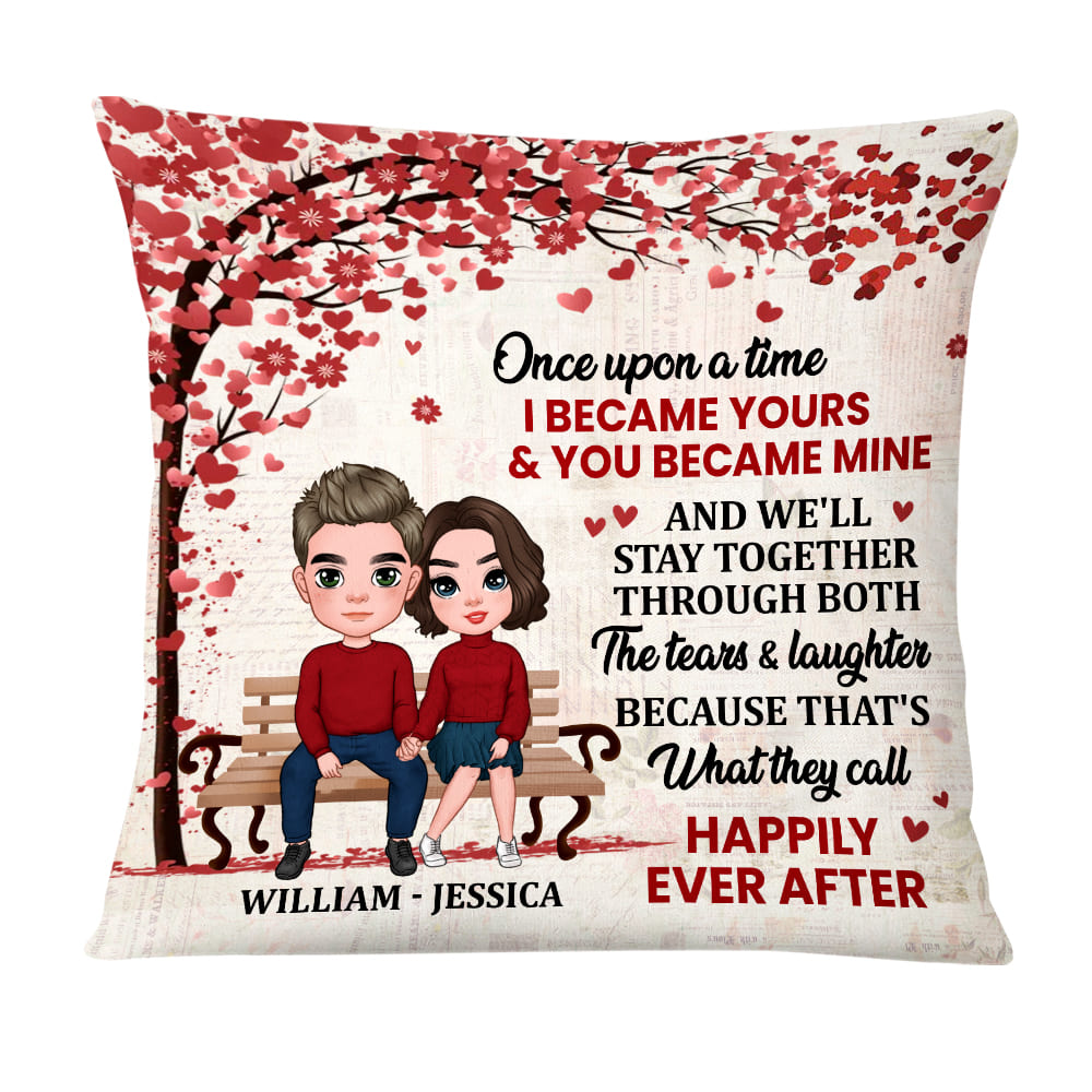 Personalized Once Upon A TIme Couple Pillow DB171 85O58 Primary Mockup