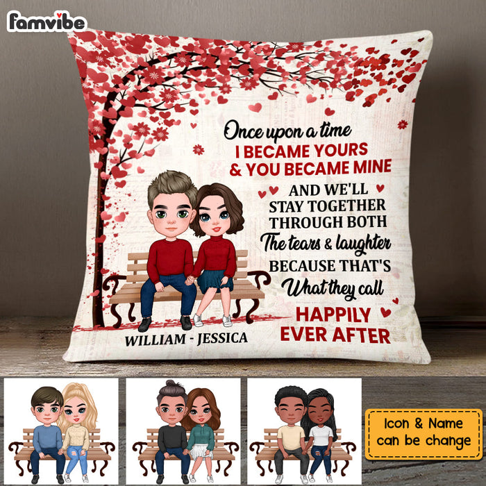 Personalized Once Upon A TIme Couple Pillow DB171 85O58 1