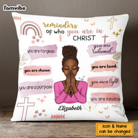 Personalized Christian Bible Verse Affirmations You Are Pillow DB161 30O58 thumb 1