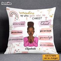 Personalized Christian Bible Verse Affirmations You Are Pillow DB161 30O58 thumb 1