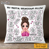 Personalized Mental Health Breakdown Affirmations Pillow DB171 32O58 thumb 1