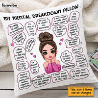 Personalized Mental Health Breakdown Affirmations Pillow DB171 32O58 thumb 1