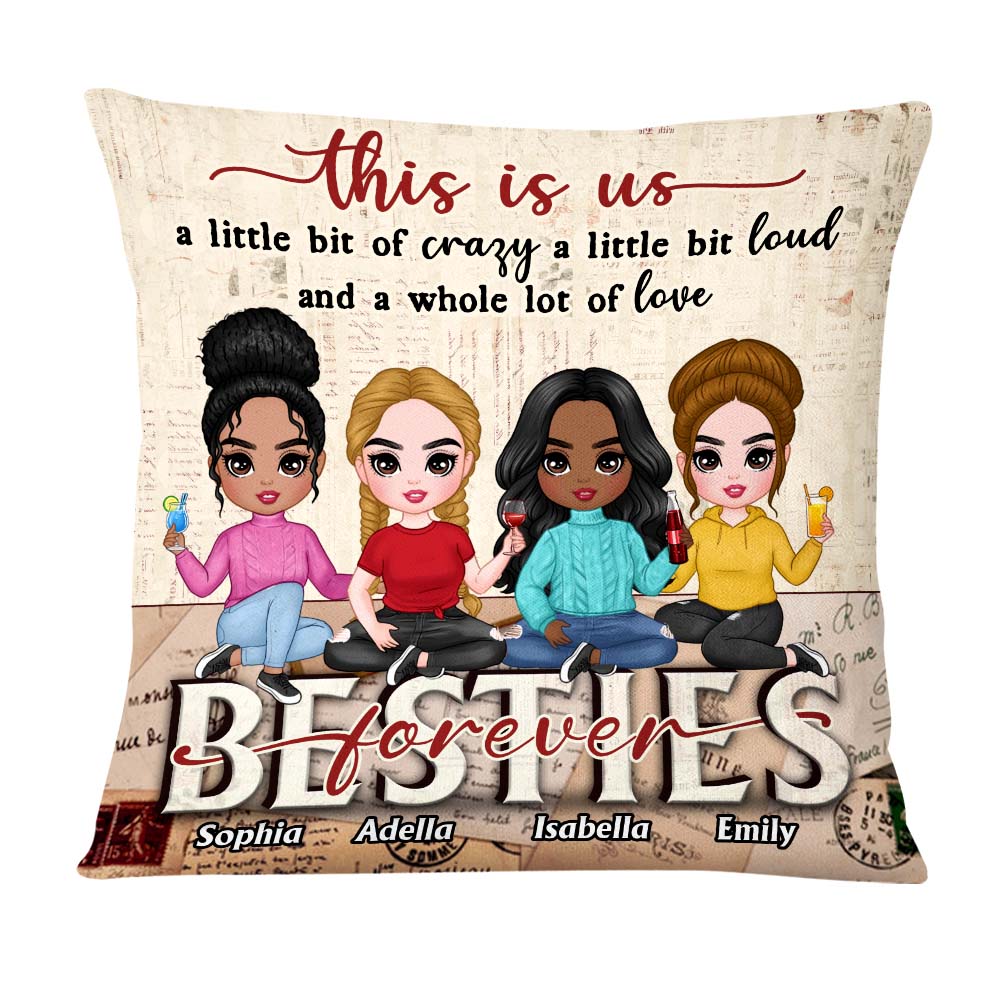 Personalized Friendship This Is Us Sisters Forever Pillow DB171 58O47 Primary Mockup