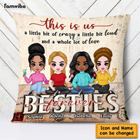 Personalized Friendship This Is Us Sisters Forever Pillow DB171 58O47 thumb 1
