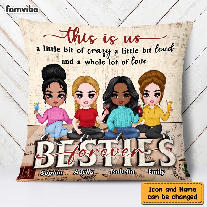 Personalized Friendship This Is Us Sisters Forever Pillow DB171 58O47 1