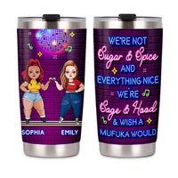 Personalized Friendship Sisters Neon Bar Steel Tumbler DB191 58O47 thumb 1