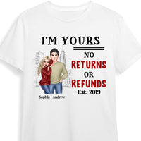 Personalized Im Yours No ReTurns Or Refunds Couple Shirt - Hoodie - Sweatshirt DB221 85O58 thumb 1