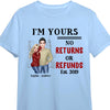 Personalized Im Yours No ReTurns Or Refunds Couple Shirt - Hoodie - Sweatshirt DB221 85O58 1