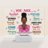 Personalized Daughter God Says You Are Butterfly Acrylic Plaque DB214 58O47 1