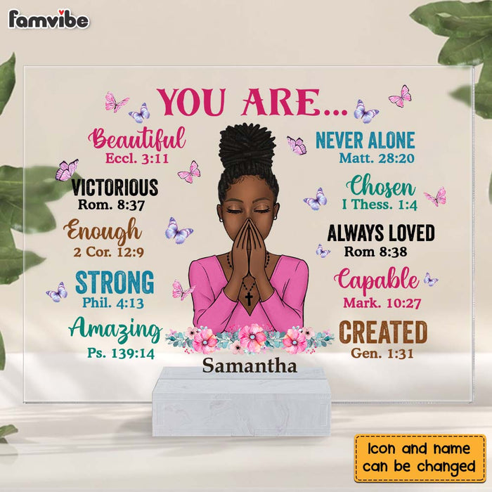 Personalized Daughter God Says You Are Butterfly Acrylic Plaque DB214 58O47 1