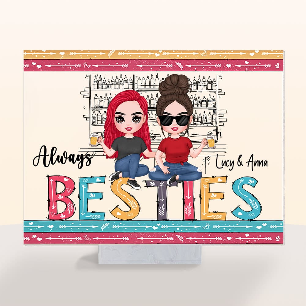 Personalized Gift For Friends Acrylic Plaque DB271 30O58 Primary Mockup