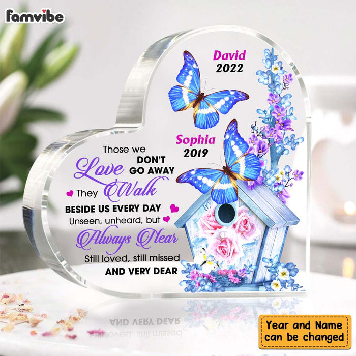 Personalized Butterfly Loss Of Mom Dad Sympathy Memorial Bereavement Gifts Acrylic Plaque DB211 58O47 1