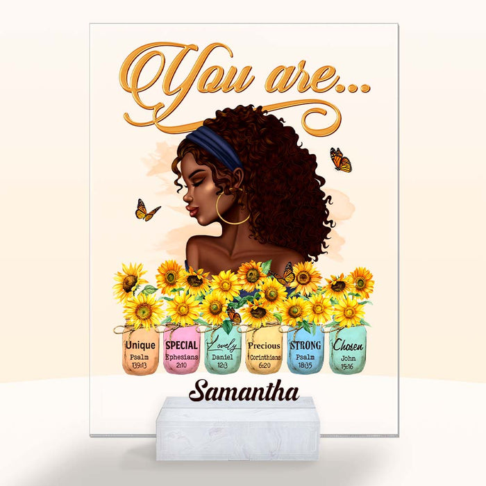 Personalized Gift For Daughter Bible Verses You Are Acrylic Plaque 22607 1
