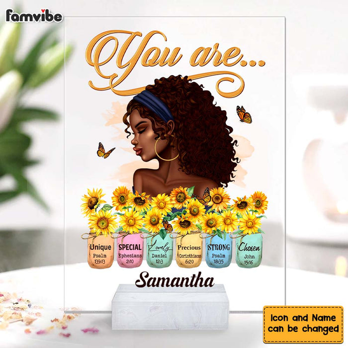Personalized Gift For Daughter Bible Verses You Are Acrylic Plaque 22607 1